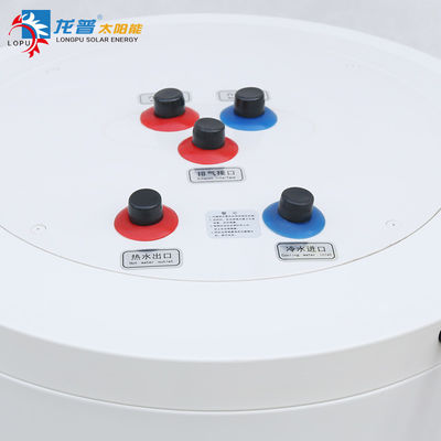 Réchauffe-eau solaire 80L 100L 120L émail réservoir d'eau solaire avec échangeur de chaleur de petit réservoir ondulé