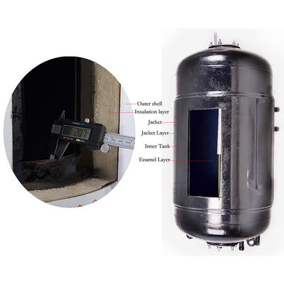 Prix de l'usine 120L réservoir d'eau solaire en jaquette vitrée enduite émail réservoir d'eau chaude de stockage