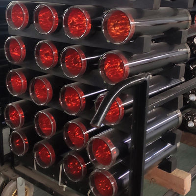 137x1860mm Tube collecteur solaire de grande taille à haut rendement à trois cibles tout en verre Tube à vide solaire thermique