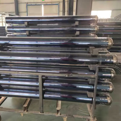 Trois tubes à vide thermique solaire cible épaisseur 3,0 mm verre borosilicate 3,3 matériau