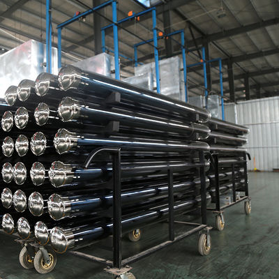 137x1860mm Tube collecteur solaire de grande taille à haut rendement à trois cibles tout en verre Tube à vide solaire thermique