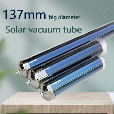 137 mm de diamètre extérieur de tube à vide solaire pour les exigences du client