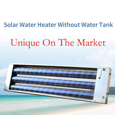 Marché européen Grand collecteur solaire à tube sous vide installé sur le toit pour usage domestique